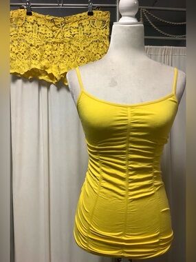 Marina St Barth Cotton Crochet Shorts Bcbgmaxazria Tank Top